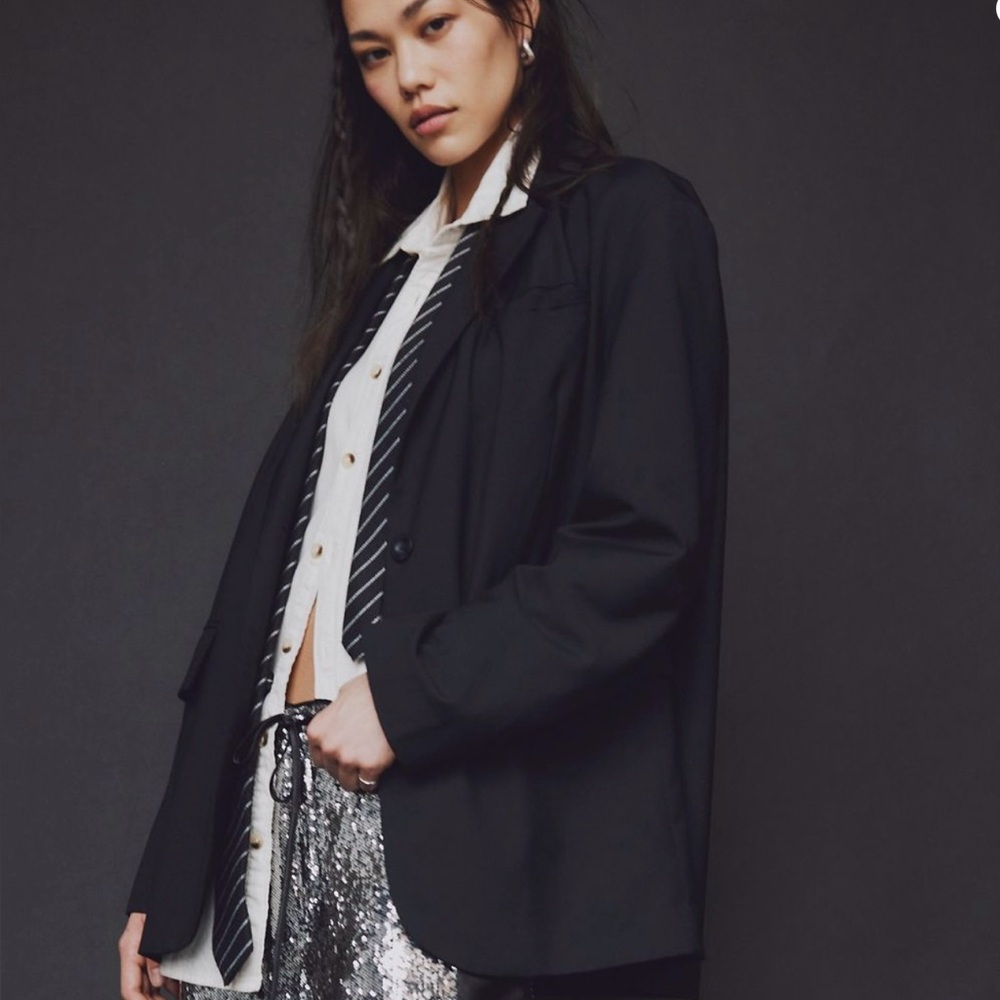 Free People Solid Blazer